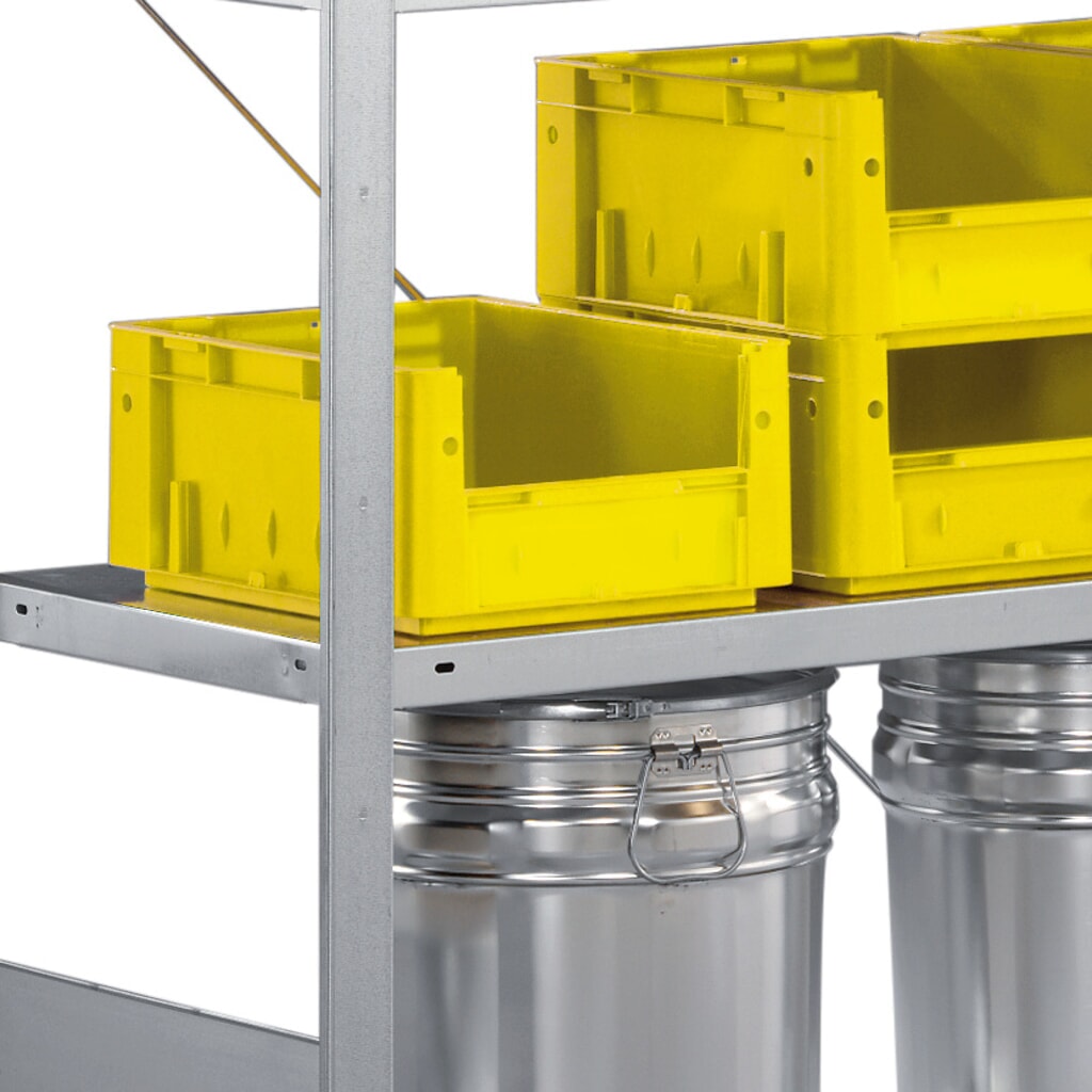 Product afbeelding: Bord voor legbordstelling META met inhaaksysteem, vaklast 230 kg, lichtgrijs, bxd 1.000 x 800 mm