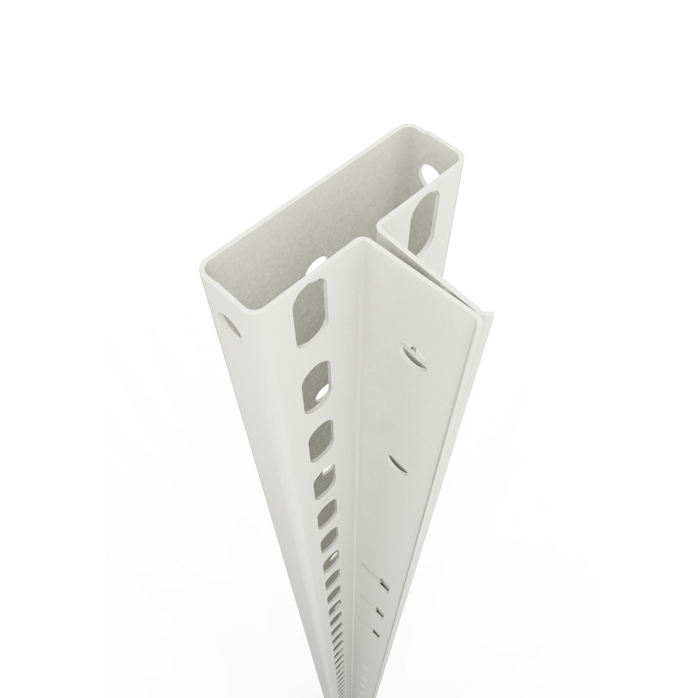 Productafbeelding nr. 2: Legbordprofiel voor legbordstelling META, geschikt voor legbordframe S3, lengte 2.500 mm, RAL 7035 lichtgrijs