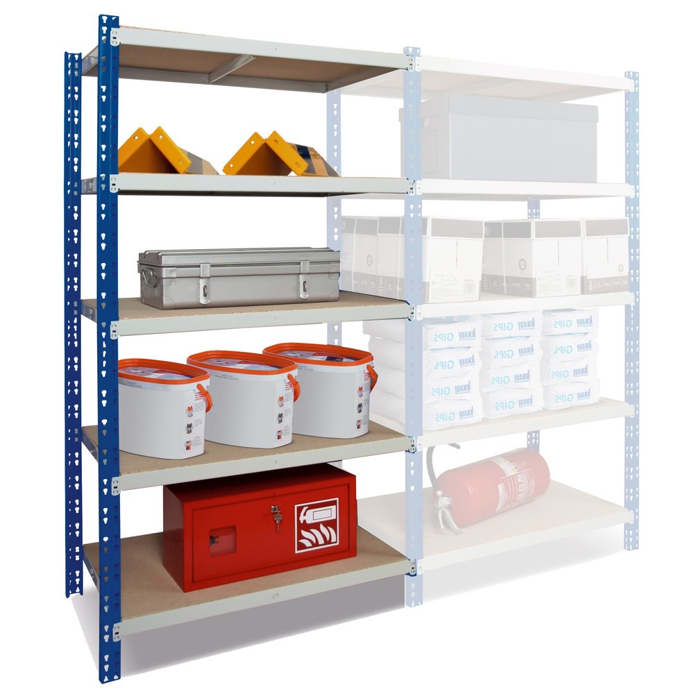 Product afbeelding: Legbordstelling, AV, VL 300 kg, hxbxd 2.000 x 1.000 x 600 mm