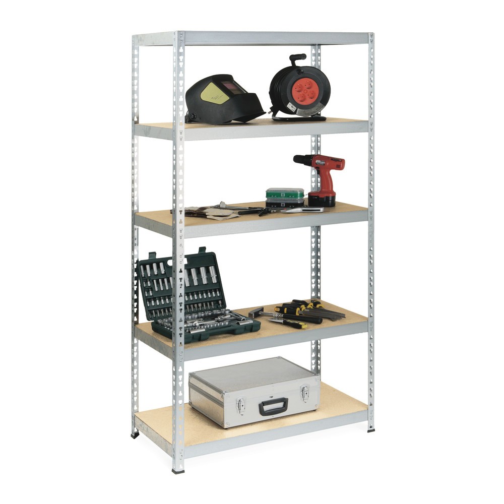 Product afbeelding: Legbordstelling BASIC, VL 175 kg, verzinkt, hxbxd 1.800 x 920 x 460 mm