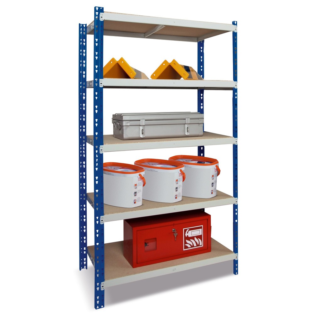 Product afbeelding: Legbordstelling META, gentiaanblauw, vaklast 300 kg, hxbxd 1.800 x 1.000 x 600 mm