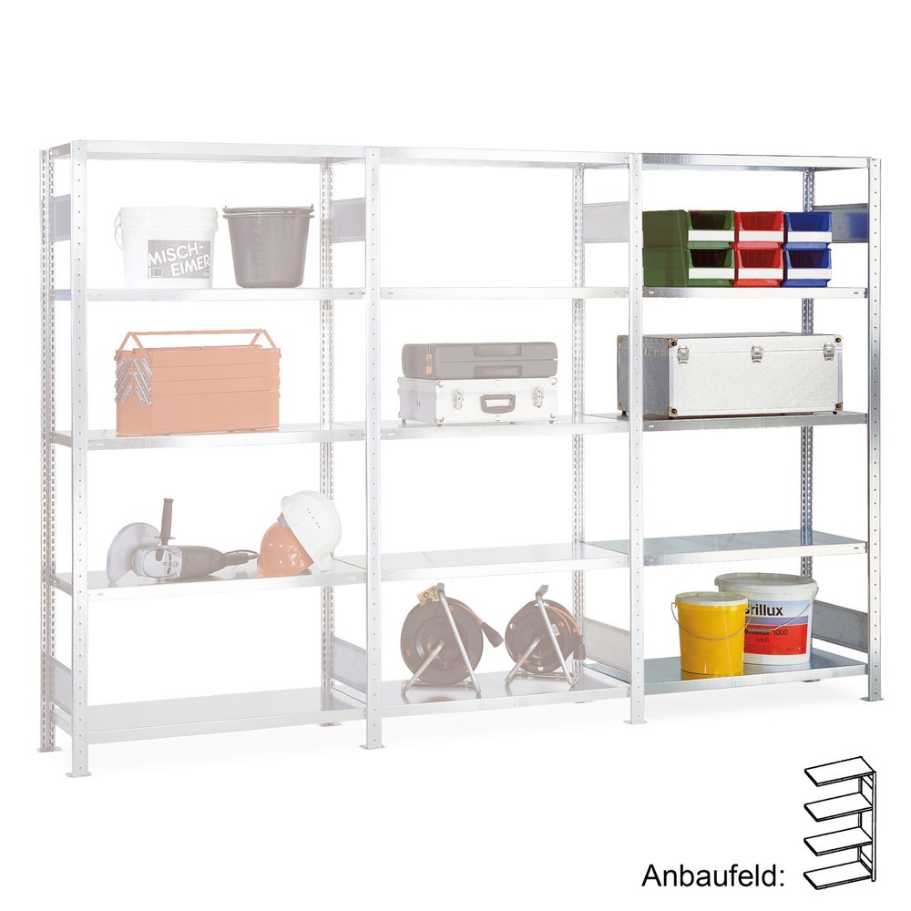 Product afbeelding: Aanbouwelement voor compleet pakket legbordstelling SCHULTE, vaklast 100 kg, hxbxd 2.000 x 1.000 x 400 mm
