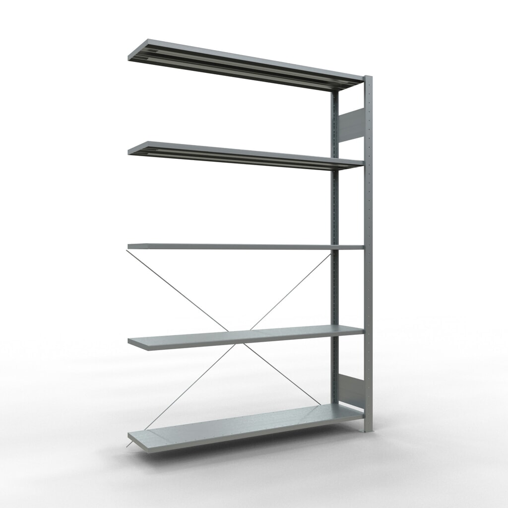 LLegbordstelling inhangsysteem, AV, VL 150 kg, verzinkt, hxbxd 2.000 x 1.300 x 300 mm Product afbeelding: LLegbordstelling inhangsysteem, AV, VL 150 kg, verzinkt, hxbxd 2.000 x 1.300 x 300 mm