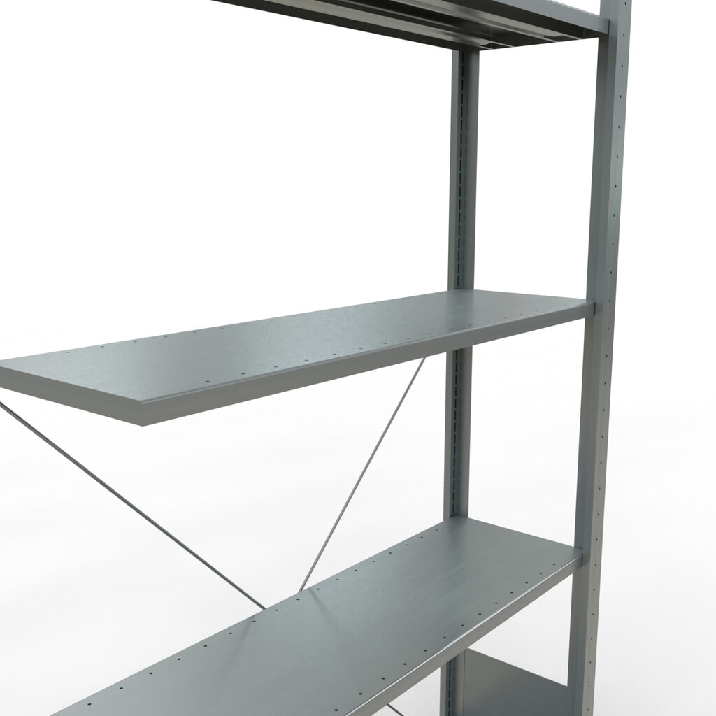 LLegbordstelling inhangsysteem, AV, VL 150 kg, verzinkt, hxbxd 2.000 x 1.000 x 300 mm Productafbeelding nr. 2: LLegbordstelling inhangsysteem, AV, VL 150 kg, verzinkt, hxbxd 2.000 x 1.000 x 300 mm