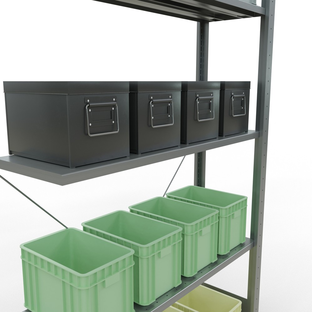 Productafbeelding nr. 3: LLegbordstelling inhangsysteem, AV, VL 150 kg, verzinkt, hxbxd 2.000 x 1.000 x 300 mm