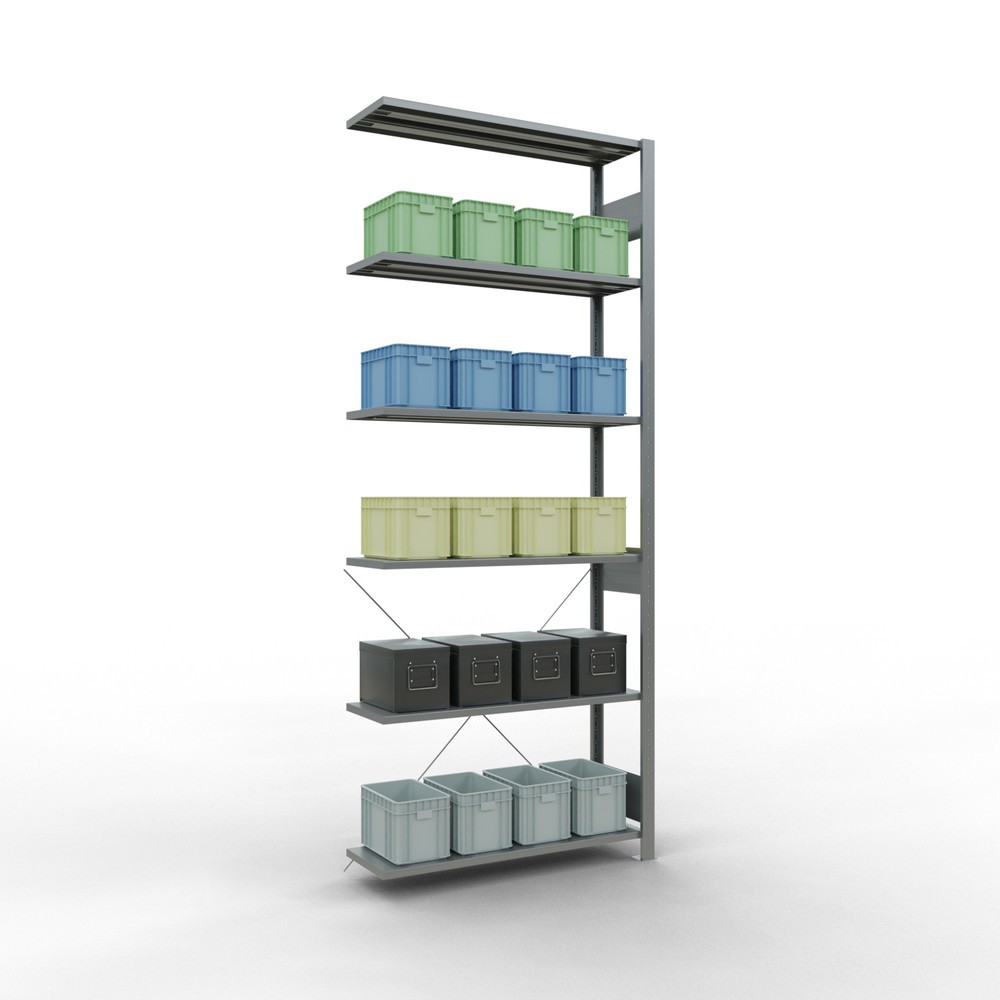 Productafbeelding nr. 3: LLegbordstelling inhangsysteem, AV, VL 150 kg, verzinkt, hxbxd 2.500 x 1.000 x 300 mm