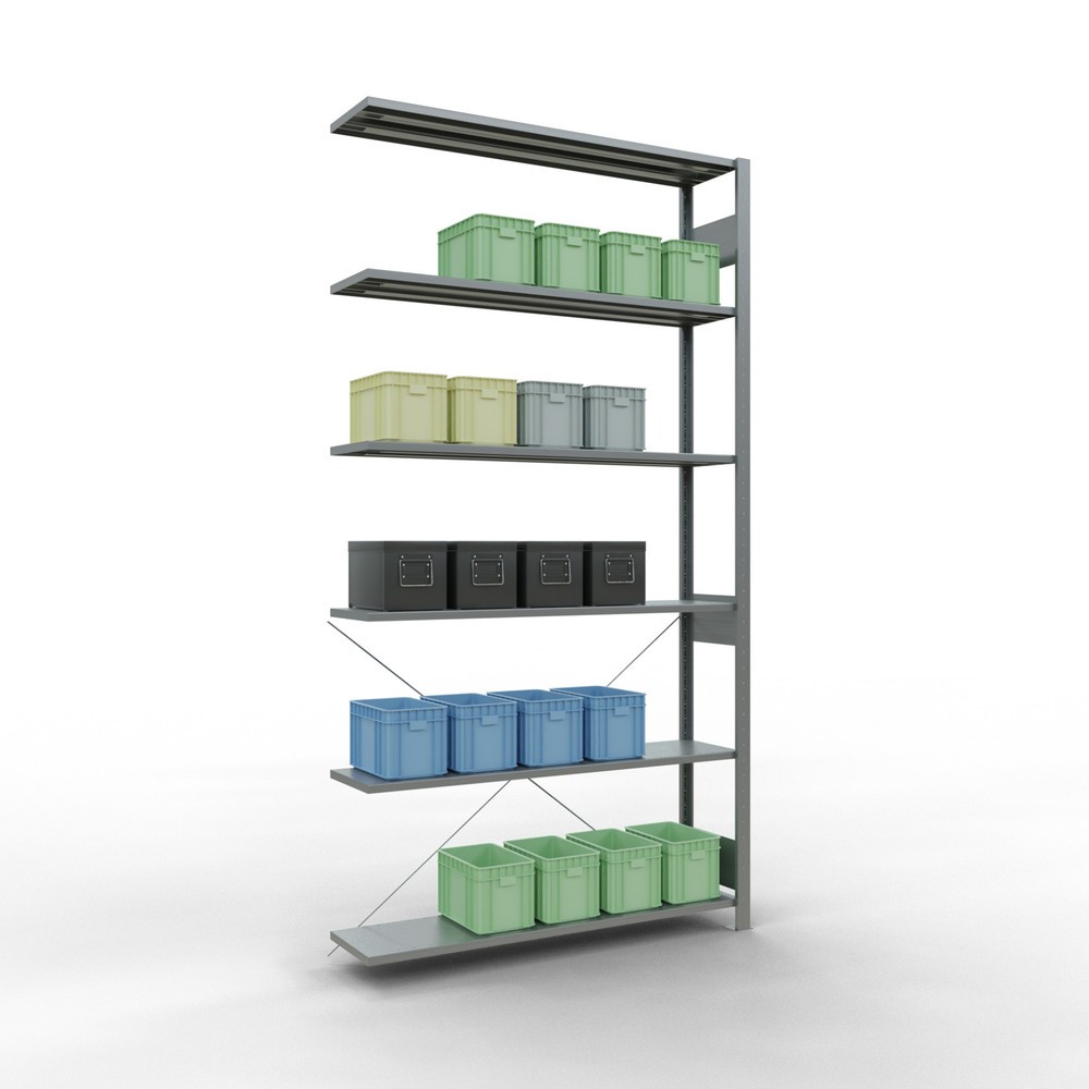 Productafbeelding nr. 3: LLegbordstelling inhangsysteem, AV, VL 150 kg, verzinkt, hxbxd 2.500 x 1.300 x 300 mm