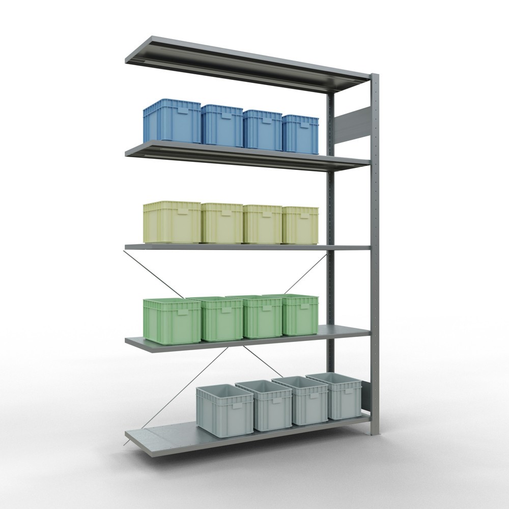 Productafbeelding nr. 3: LLegbordstelling inhangsysteem, AV, VL 150 kg, verzinkt, hxbxd 2.000 x 1.300 x 400 mm