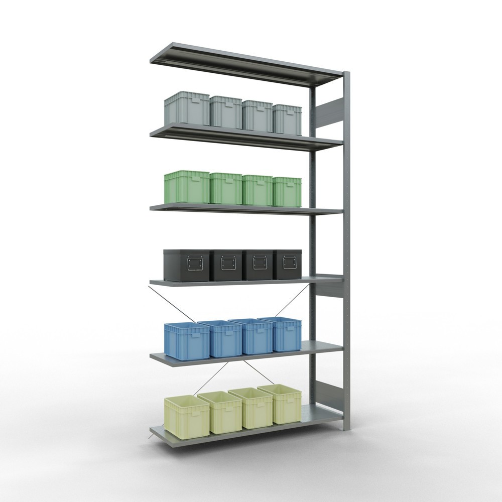 Productafbeelding nr. 3: LLegbordstelling inhangsysteem, AV, VL 150 kg, verzinkt, hxbxd 2.500 x 1.300 x 400 mm