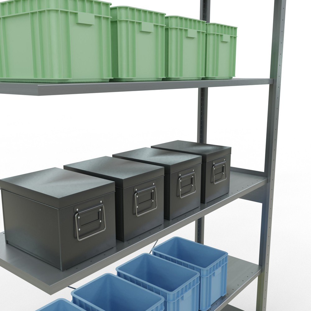 Productafbeelding nr. 4: LLegbordstelling inhangsysteem, AV, VL 150 kg, verzinkt, hxbxd 2.500 x 1.300 x 400 mm