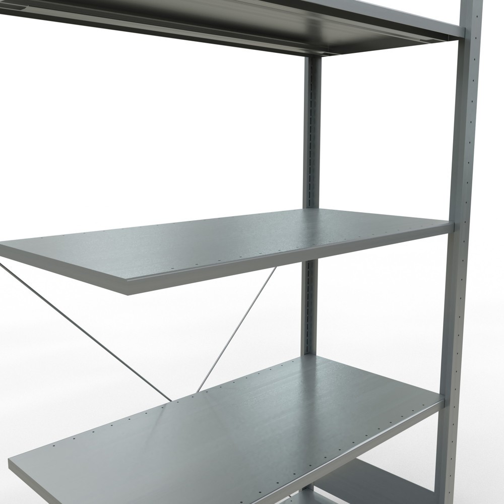 Productafbeelding nr. 5: LLegbordstelling inhangsysteem, AV, VL 150 kg, verzinkt, hxbxd 2.000 x 1.000 x 500 mm
