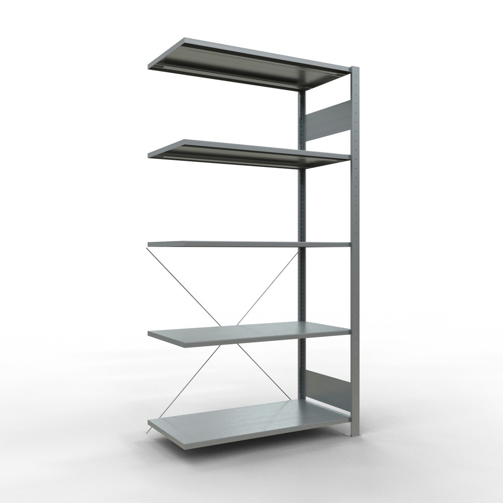 Product afbeelding: LLegbordstelling inhangsysteem, AV, VL 150 kg, verzinkt, hxbxd 2.000 x 1.000 x 500 mm