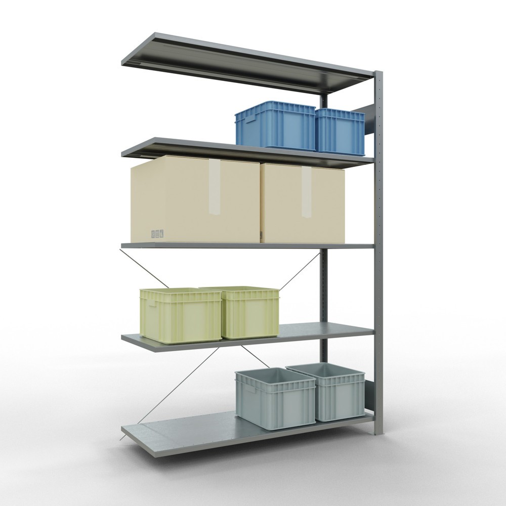 Productafbeelding nr. 3: LLegbordstelling inhangsysteem, AV, VL 150 kg, verzinkt, hxbxd 2.000 x 1.300 x 500 mm