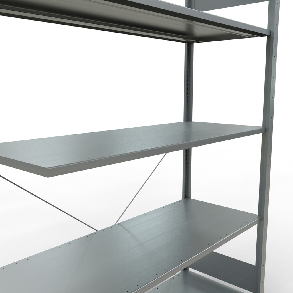 LLegbordstelling inhangsysteem, AV, VL 150 kg, verzinkt, hxbxd 2.000 x 1.300 x 500 mm Productafbeelding nr. 5: LLegbordstelling inhangsysteem, AV, VL 150 kg, verzinkt, hxbxd 2.000 x 1.300 x 500 mm