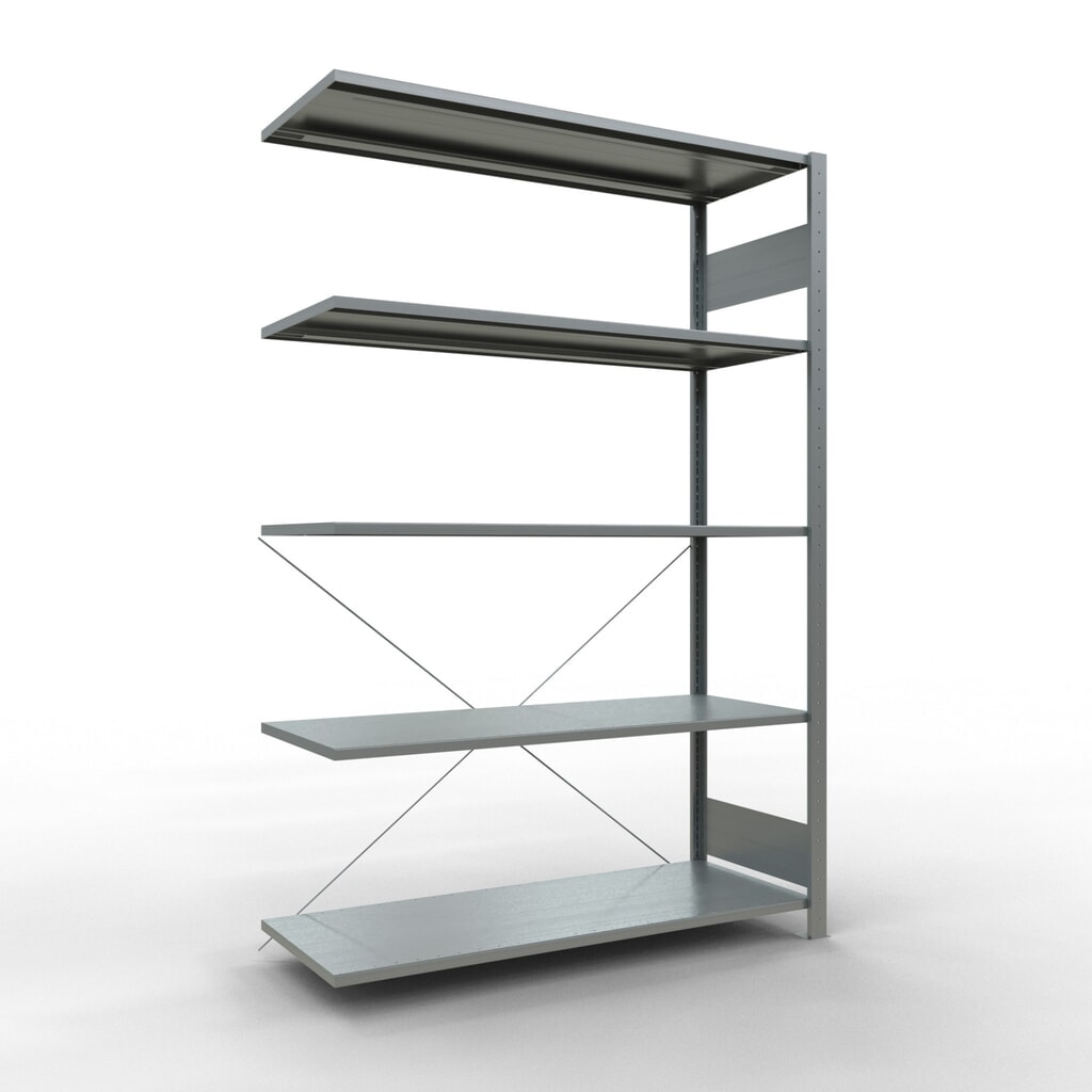 Product afbeelding: LLegbordstelling inhangsysteem, AV, VL 150 kg, verzinkt, hxbxd 2.000 x 1.300 x 500 mm