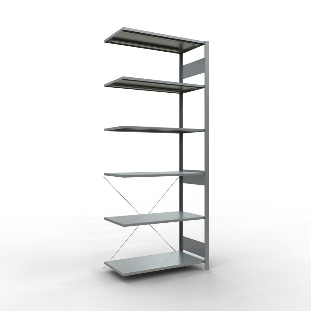 Product afbeelding: LLegbordstelling inhangsysteem, AV, VL 150 kg, verzinkt, hxbxd 2.500 x 1.000 x 500 mm