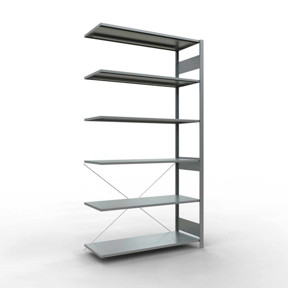 Product afbeelding: LLegbordstelling inhangsysteem, AV, VL 150 kg, verzinkt, hxbxd 2.500 x 1.300 x 500 mm