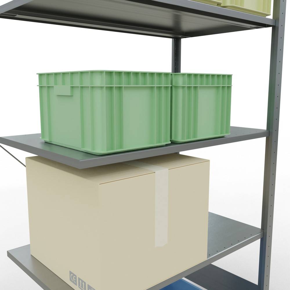 Productafbeelding nr. 4: LLegbordstelling inhangsysteem, AV, VL 150 kg, verzinkt, hxbxd 2.000 x 1.000 x 600 mm