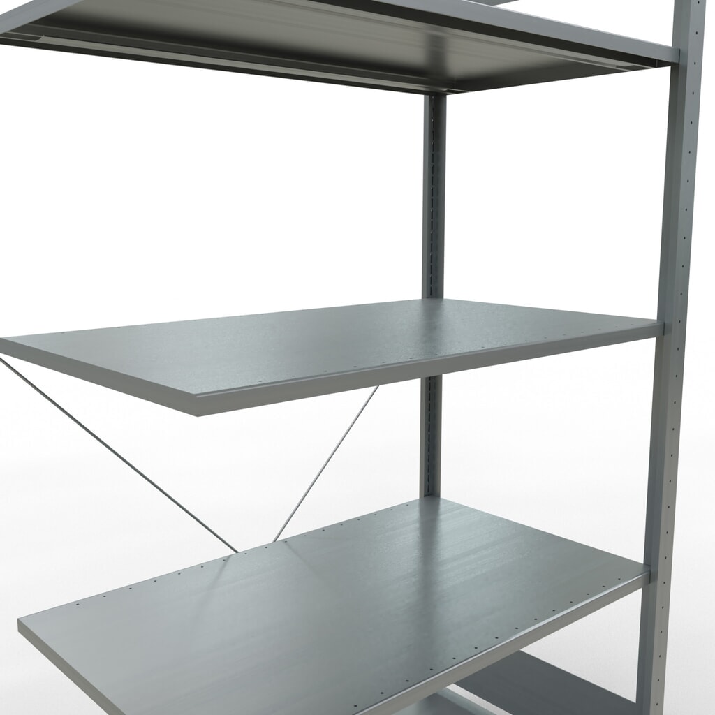 Productafbeelding nr. 5: LLegbordstelling inhangsysteem, AV, VL 150 kg, verzinkt, hxbxd 2.000 x 1.000 x 600 mm