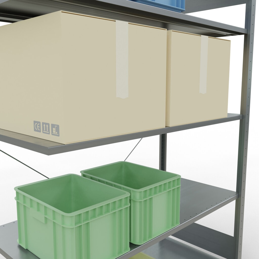 LLegbordstelling inhangsysteem, AV, VL 150 kg, verzinkt, hxbxd 2.000 x 1.300 x 600 mm Productafbeelding nr. 4: LLegbordstelling inhangsysteem, AV, VL 150 kg, verzinkt, hxbxd 2.000 x 1.300 x 600 mm