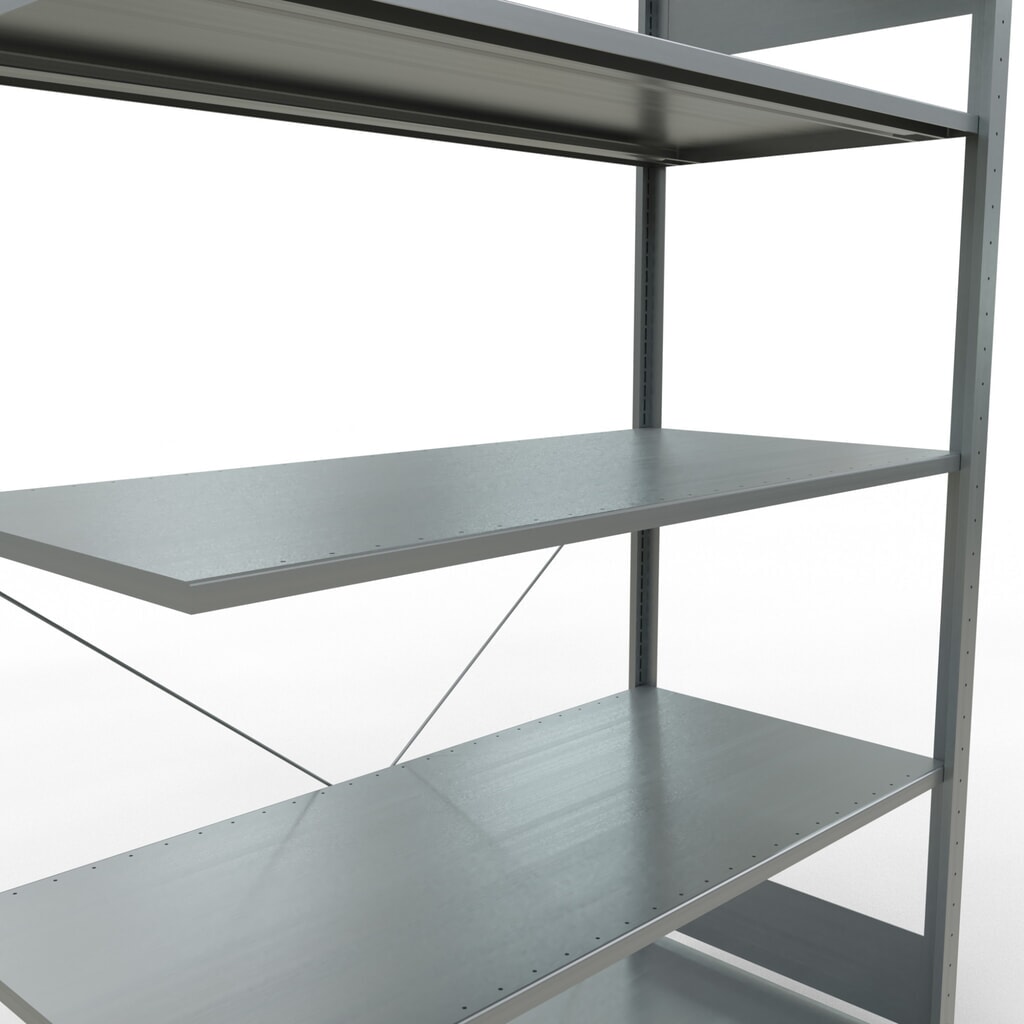 LLegbordstelling inhangsysteem, AV, VL 150 kg, verzinkt, hxbxd 2.000 x 1.300 x 600 mm Productafbeelding nr. 5: LLegbordstelling inhangsysteem, AV, VL 150 kg, verzinkt, hxbxd 2.000 x 1.300 x 600 mm