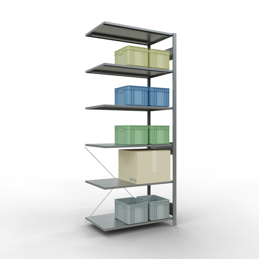 Productafbeelding nr. 3: LLegbordstelling inhangsysteem, AV, VL 150 kg, verzinkt, hxbxd 2.500 x 1.000 x 600 mm