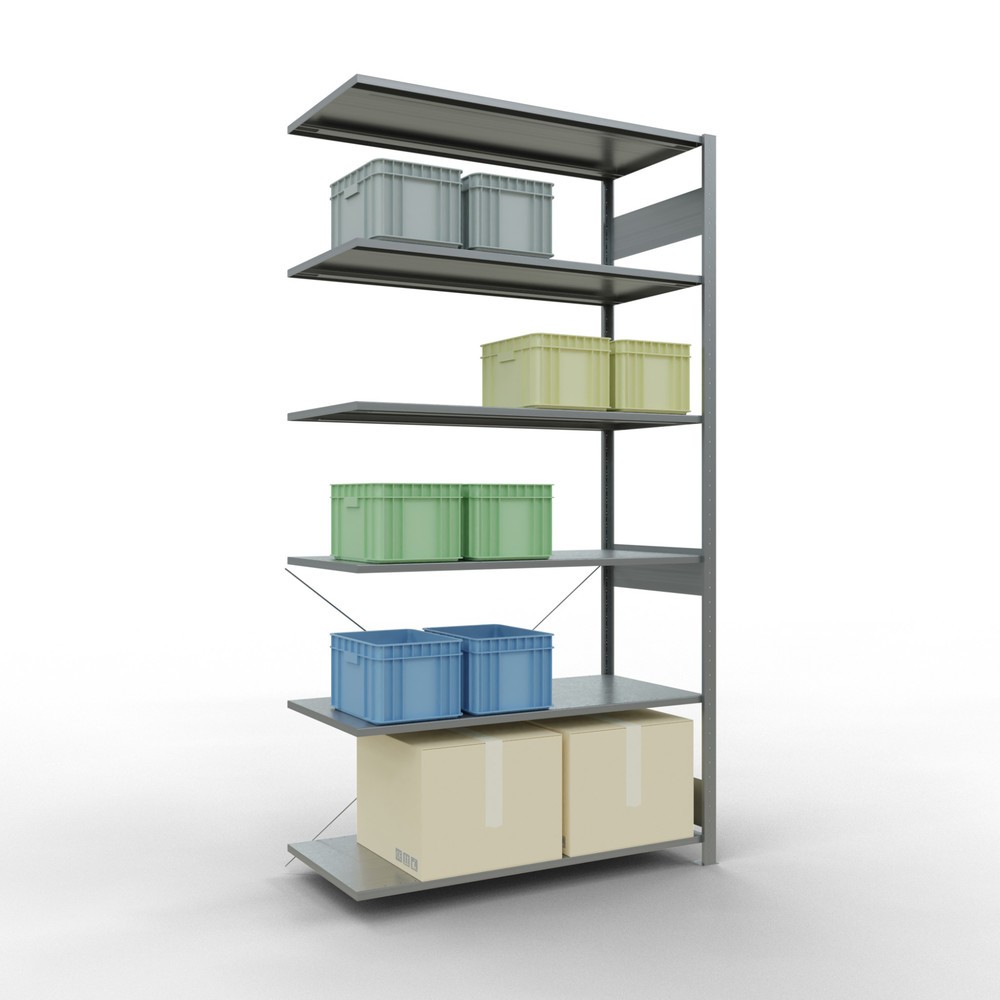 Productafbeelding nr. 3: LLegbordstelling inhangsysteem, AV, VL 150 kg, verzinkt, hxbxd 2.500 x 1.300 x 600 mm