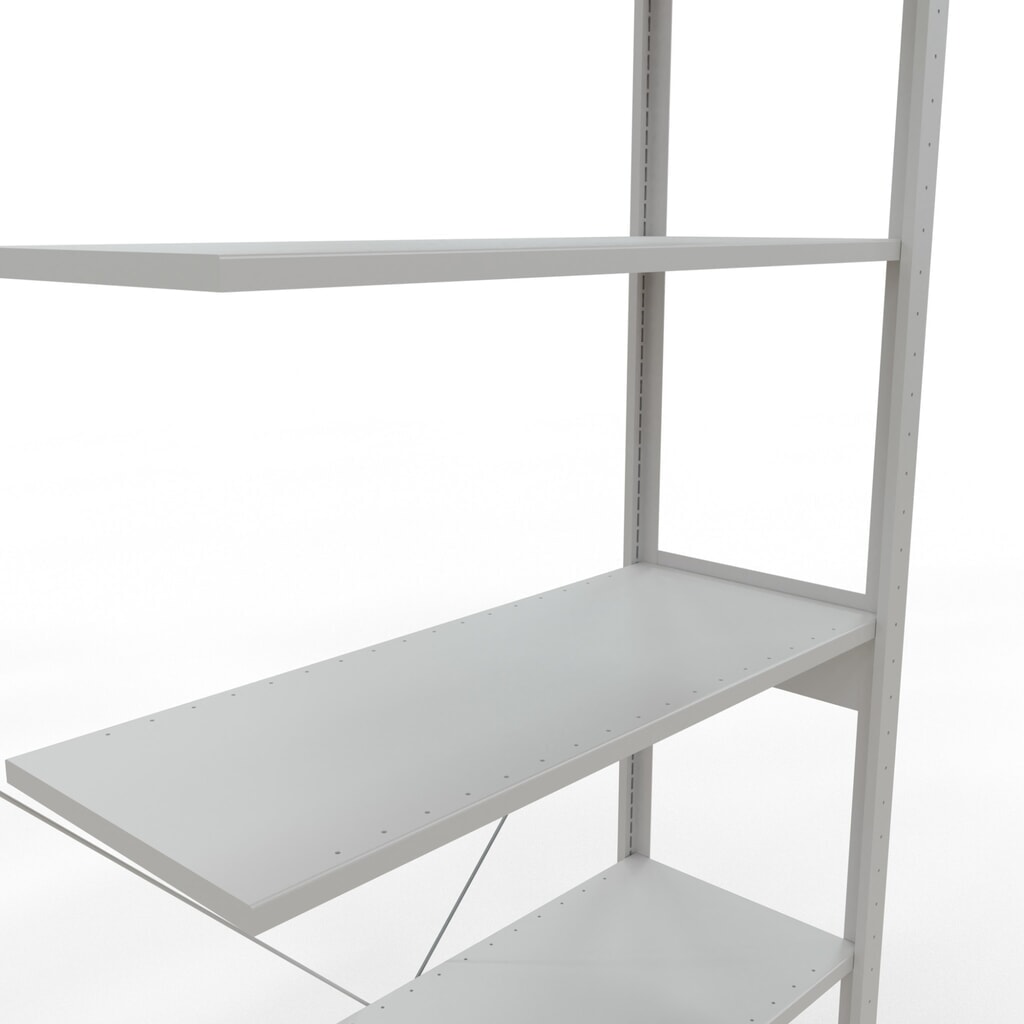 Productafbeelding nr. 5: Legbordstelling SCHULTE, AE, VL 150 kg, lichtgrijs, hxbxd 2.500 x 1.000 x 400 mm