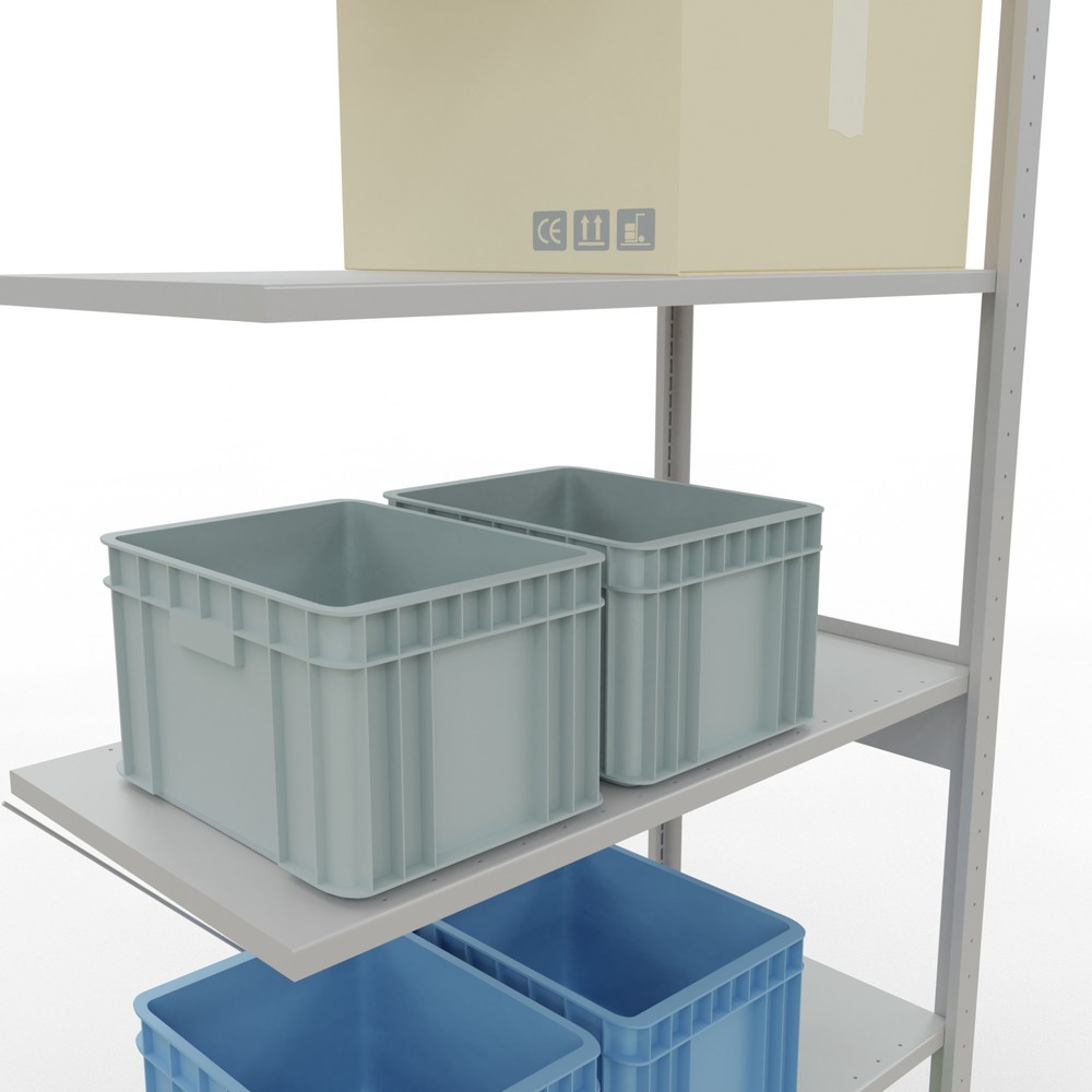 Productafbeelding nr. 4: Legbordstelling SCHULTE, AE, VL 150 kg, lichtgrijs, hxbxd 2.500 x 1.000 x 500 mm