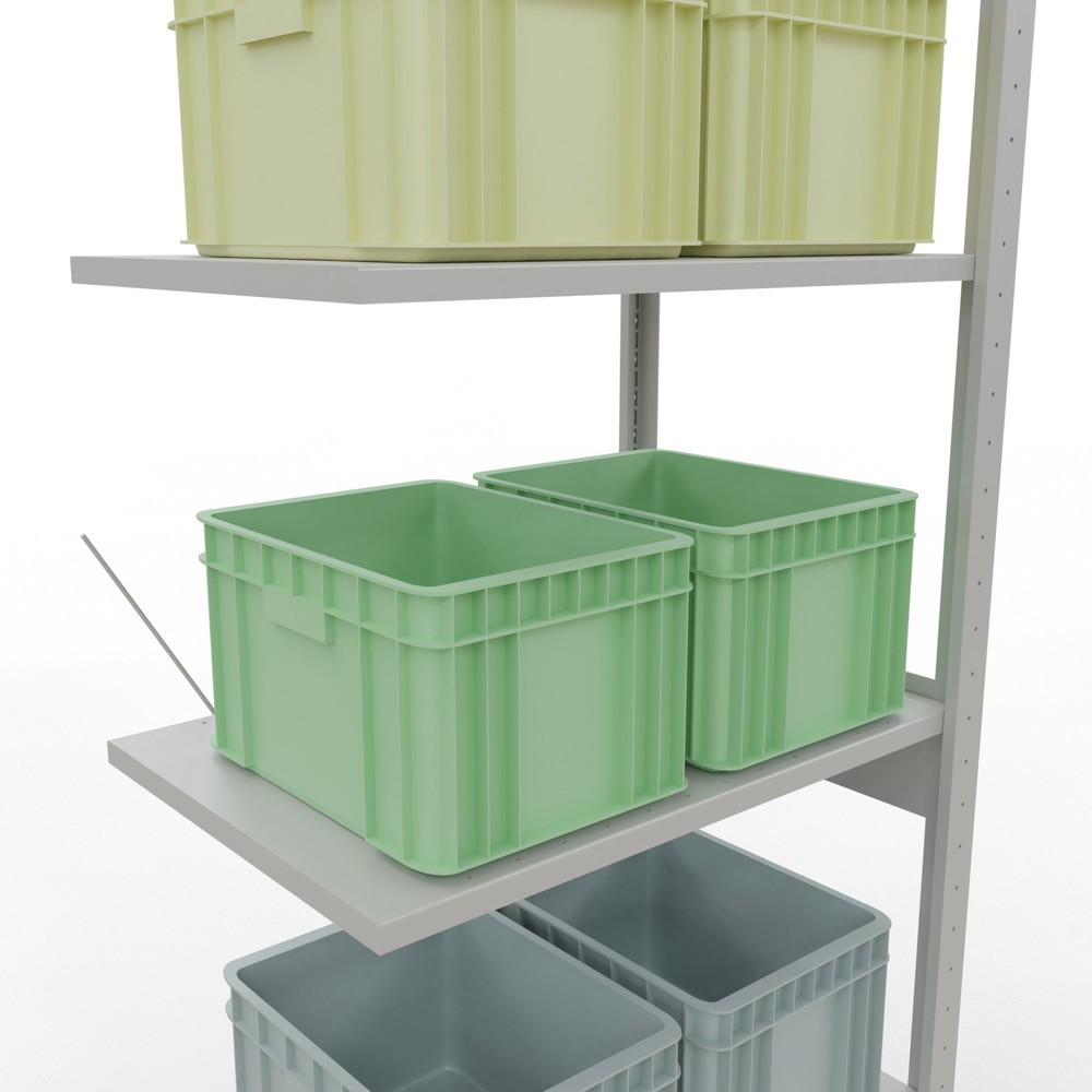 Productafbeelding nr. 4: Legbordstelling SCHULTE, AE, VL 150 kg, lichtgrijs, hxbxd 2.500 x 750 x 500 mm