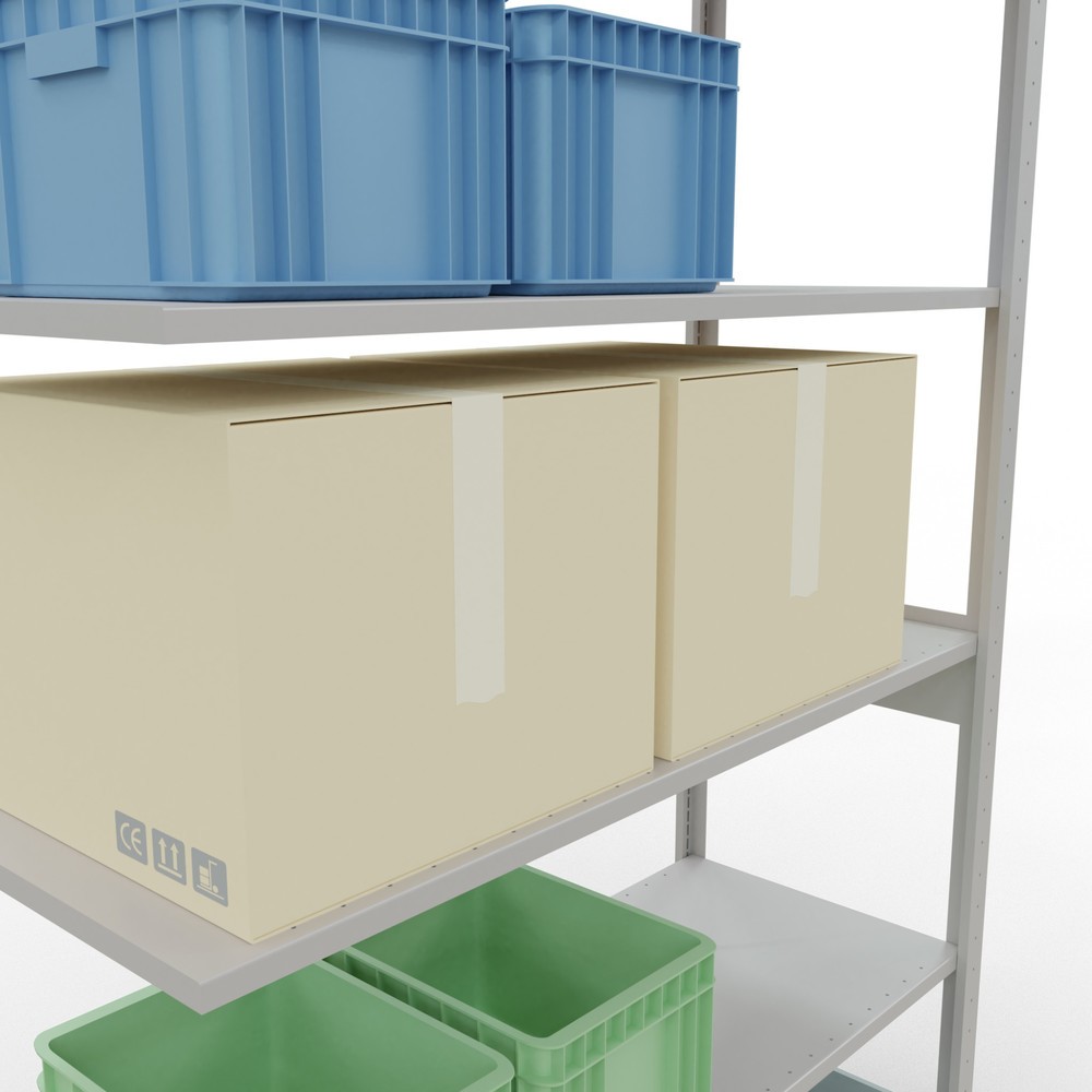 Productafbeelding nr. 4: Legbordstelling SCHULTE, AE, VL 150 kg, lichtgrijs, hxbxd 2.500 x 1.300 x 500 mm