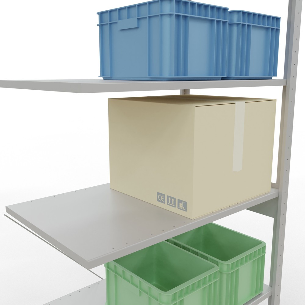 Productafbeelding nr. 4: Legbordstelling SCHULTE, AE, VL 150 kg, lichtgrijs, hxbxd 2.500 x 1.000 x 600 mm