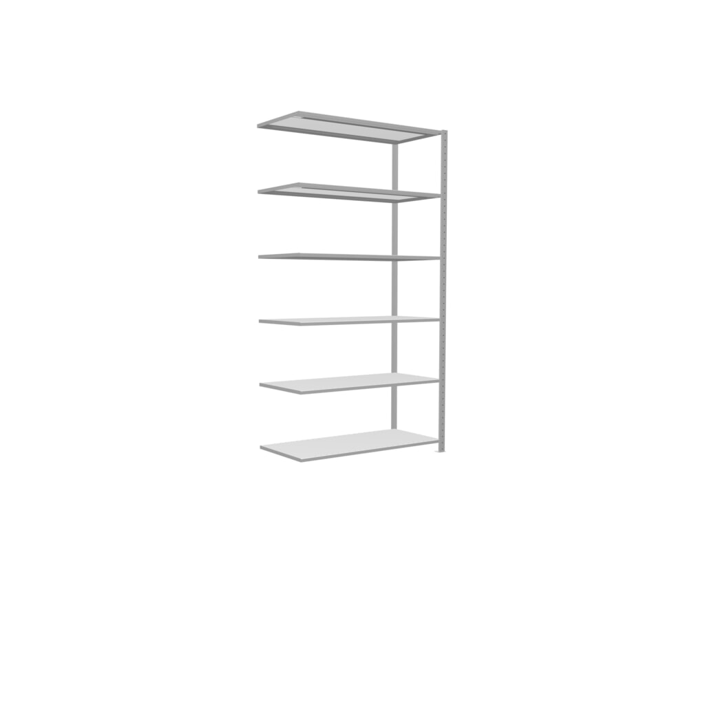 Productafbeelding nr. 2: Legbordstelling SCHULTE, AE, VL 150 kg, lichtgrijs, hxbxd 2.500 x 1.300 x 600 mm