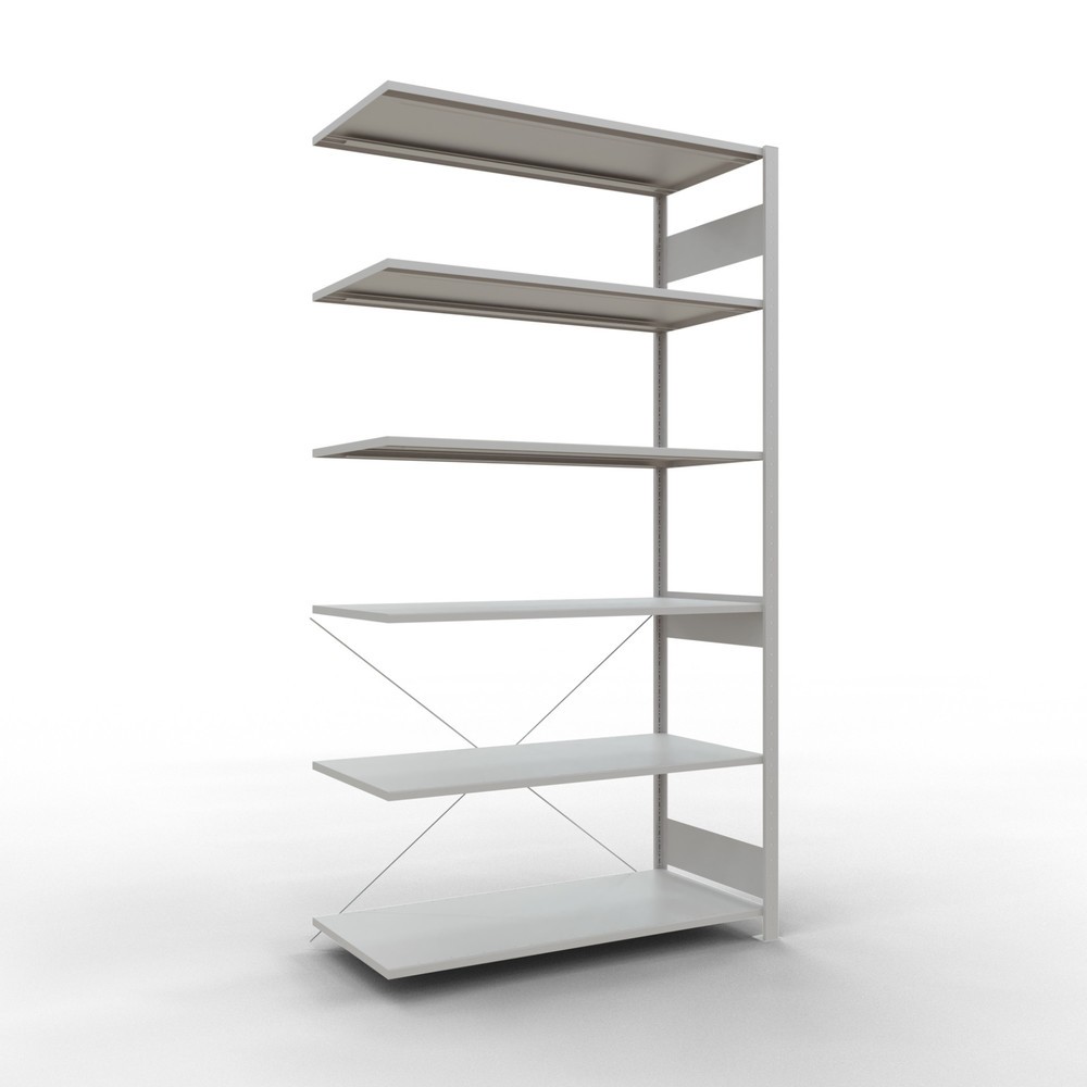 Productafbeelding nr. 1: Legbordstelling SCHULTE, AE, VL 150 kg, lichtgrijs, hxbxd 2.500 x 1.300 x 600 mm