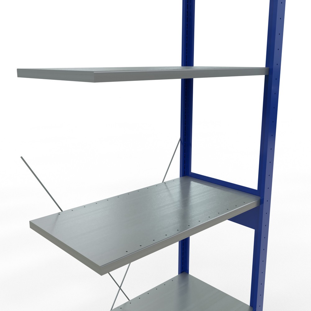 Productafbeelding nr. 5: Legbordstelling SCHULTE, AV, gentiaanblauw/verzinkt, VL 150 kg, hxbxd 2.500 x 750 x 400 mm