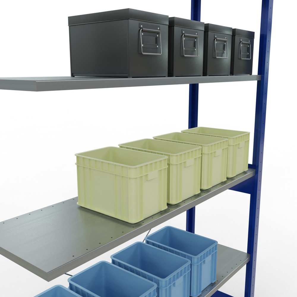 Productafbeelding nr. 4: Legbordstelling SCHULTE, AV, gentiaanblauw/verzinkt, VL 150 kg, hxbxd 2.500 x 1.300 x 400 mm