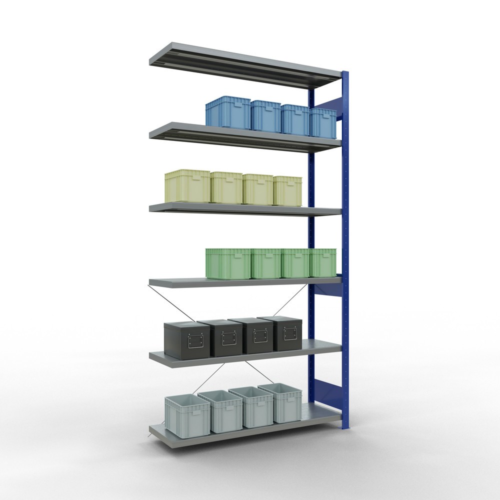 Productafbeelding nr. 3: Legbordstelling SCHULTE, AV, gentiaanblauw/verzinkt, VL 250 kg, hxbxd 2.500 x 1.300 x 400 mm