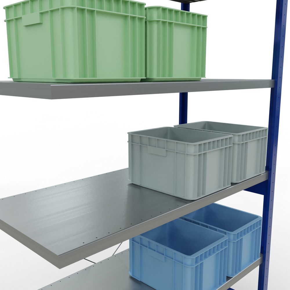 Productafbeelding nr. 4: Legbordstelling SCHULTE, AV, gentiaanblauw/verzinkt, VL 250 kg, hxbxd 2.500 x 1.300 x 600 mm