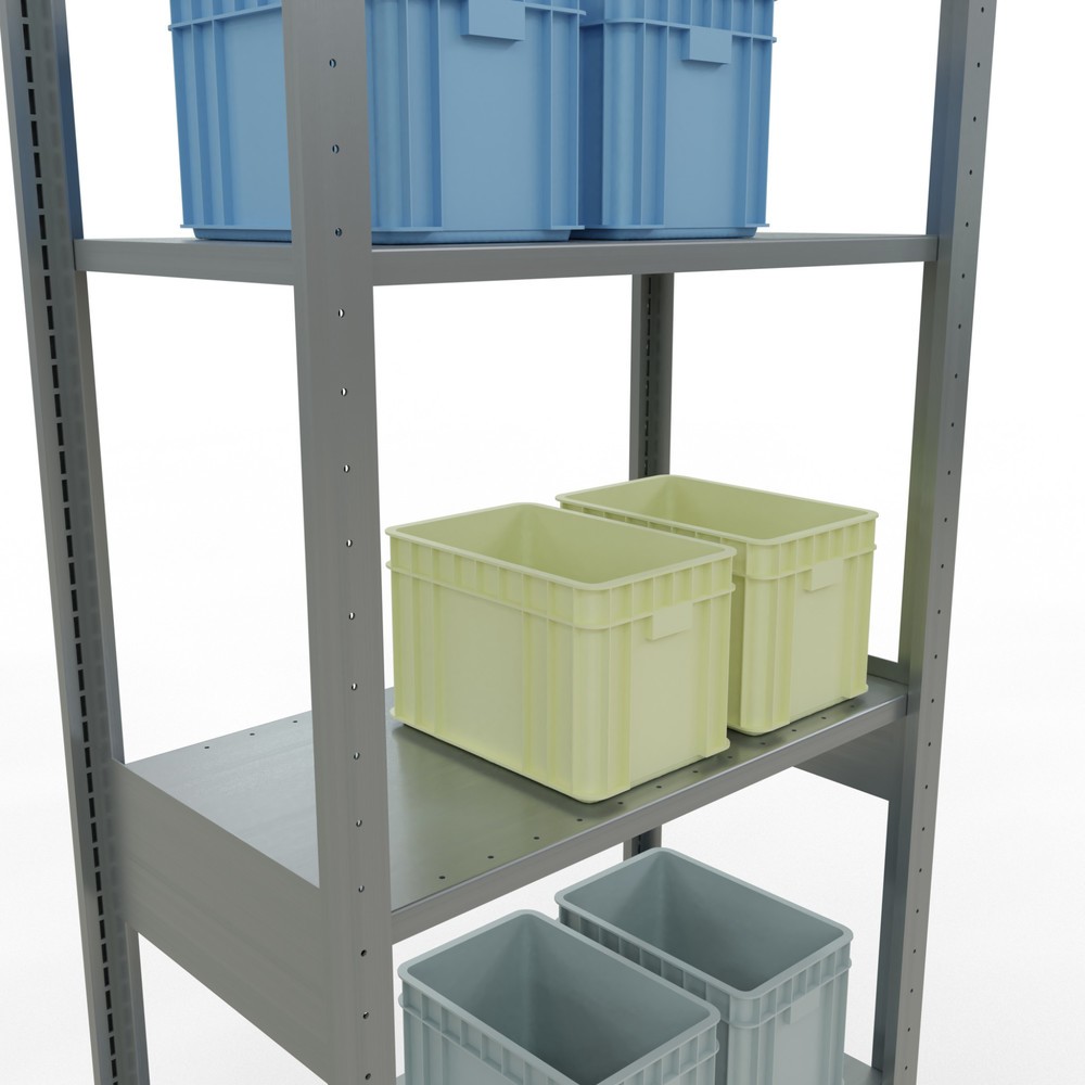 Productafbeelding nr. 3: Legbordstelling SCHULTE, verzinkt, vaklast 150 kg, hxbxd 2.500 x 810 x 436 mm