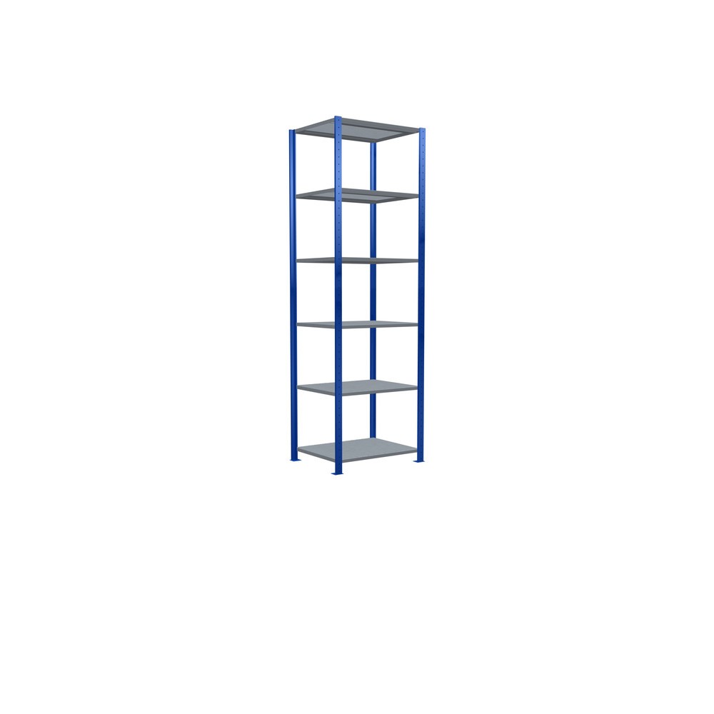 Productafbeelding nr. 2: Legbordstelling SCHULTE, gentiaanblauw / verzinkt, vaklast 150 kg, hxbxd 2.500 x 810 x 636 mm