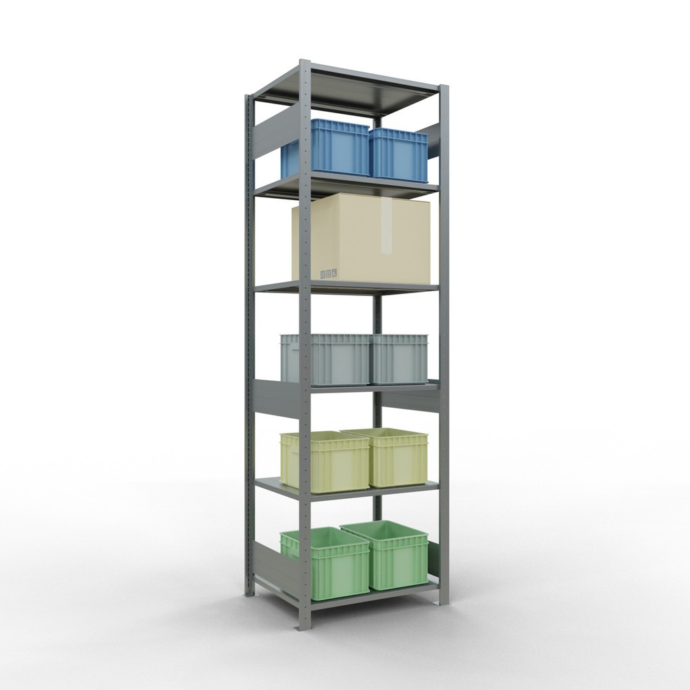 Productafbeelding nr. 2: Legbordstelling SCHULTE, verzinkt, vaklast 150 kg, hxbxd 2.500 x 810 x 636 mm