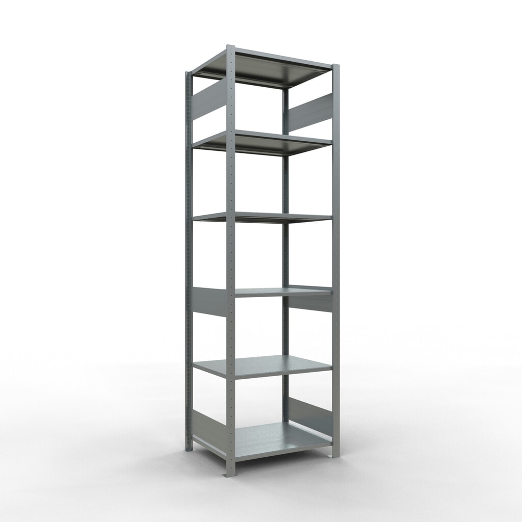 Product afbeelding: Legbordstelling SCHULTE, verzinkt, vaklast 150 kg, hxbxd 2.500 x 810 x 636 mm