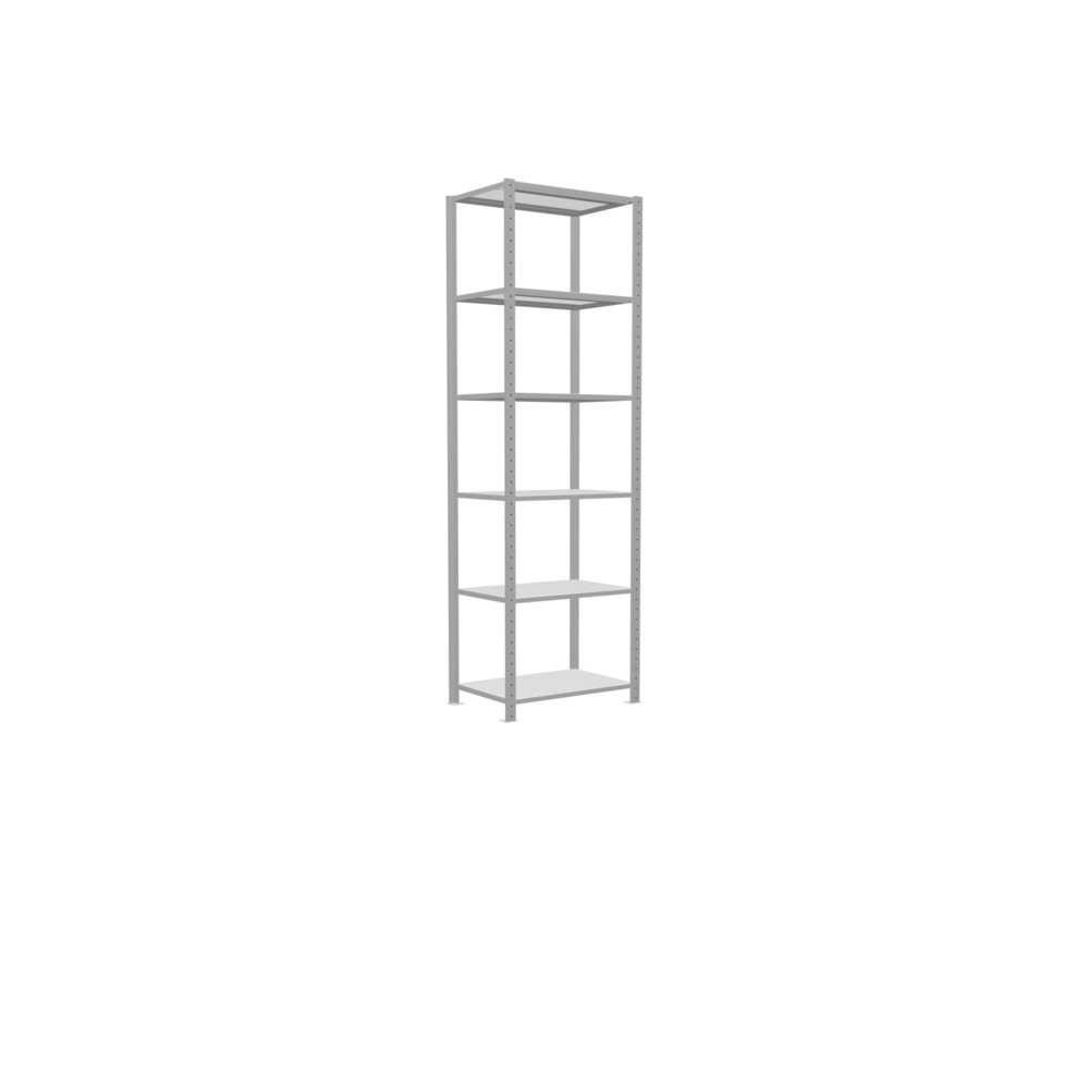 Productafbeelding nr. 2: Legbordstelling SCHULTE, lichtgrijs, vaklast 150 kg, hxbxd 2.500 x 810 x 536 mm