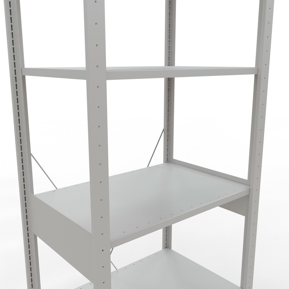 Productafbeelding nr. 5: Legbordstelling SCHULTE, lichtgrijs, vaklast 150 kg, hxbxd 2.500 x 810 x 536 mm