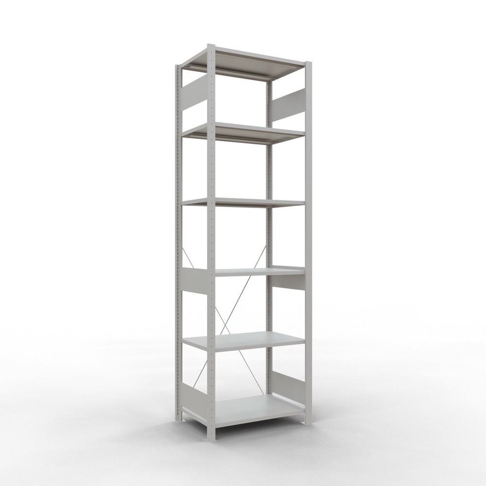Productafbeelding nr. 1: Legbordstelling SCHULTE, lichtgrijs, vaklast 150 kg, hxbxd 2.500 x 810 x 536 mm
