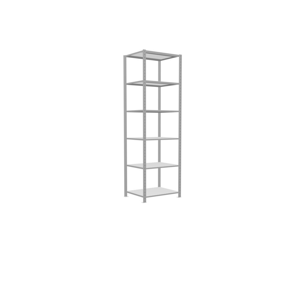 Productafbeelding nr. 2: Legbordstelling SCHULTE, lichtgrijs, vaklast 150 kg, hxbxd 2.500 x 810 x 636 mm