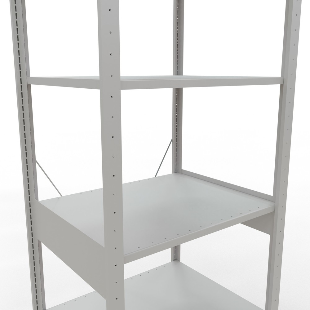 Productafbeelding nr. 5: Legbordstelling SCHULTE, lichtgrijs, vaklast 150 kg, hxbxd 2.500 x 810 x 636 mm