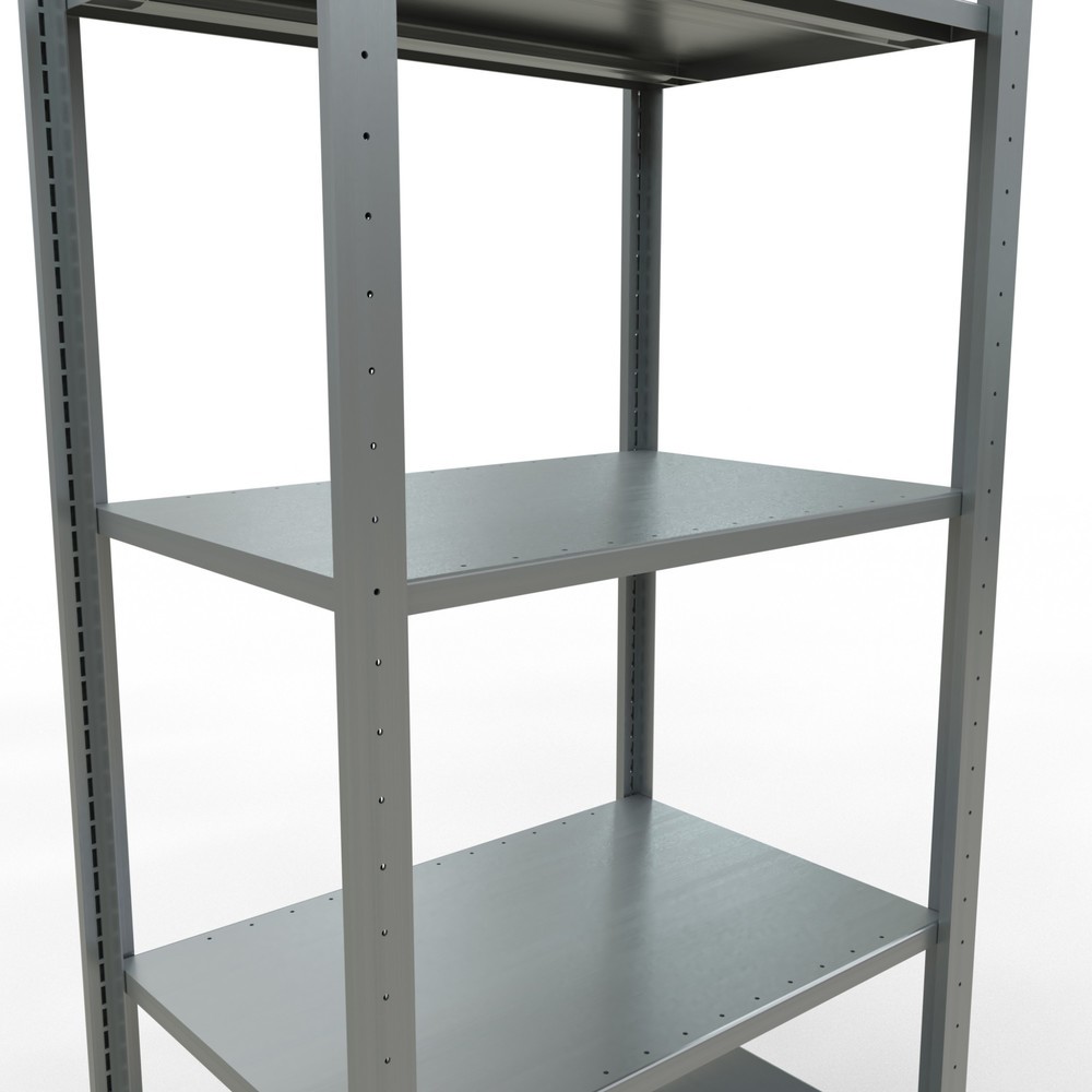 Productafbeelding nr. 4: Legbordstelling SCHULTE, verzinkt, met 5 legborden van plaatstaal, vaklast 150 kg, hxbxd 2.000 x 810 x 536 mm