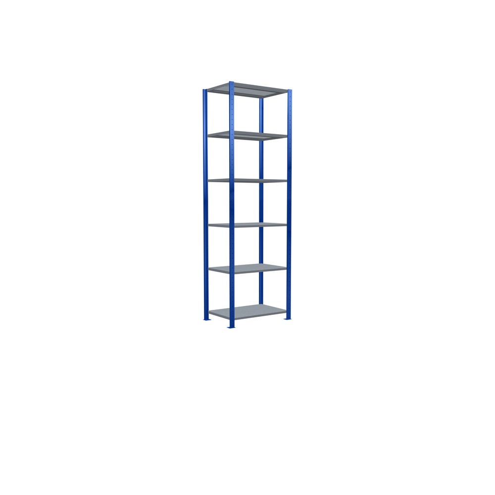 Productafbeelding nr. 2: Legbordstelling SCHULTE, gentiaanblauw / verzinkt, vaklast 250 kg, hxbxd 2.500 x 810 x 536 mm