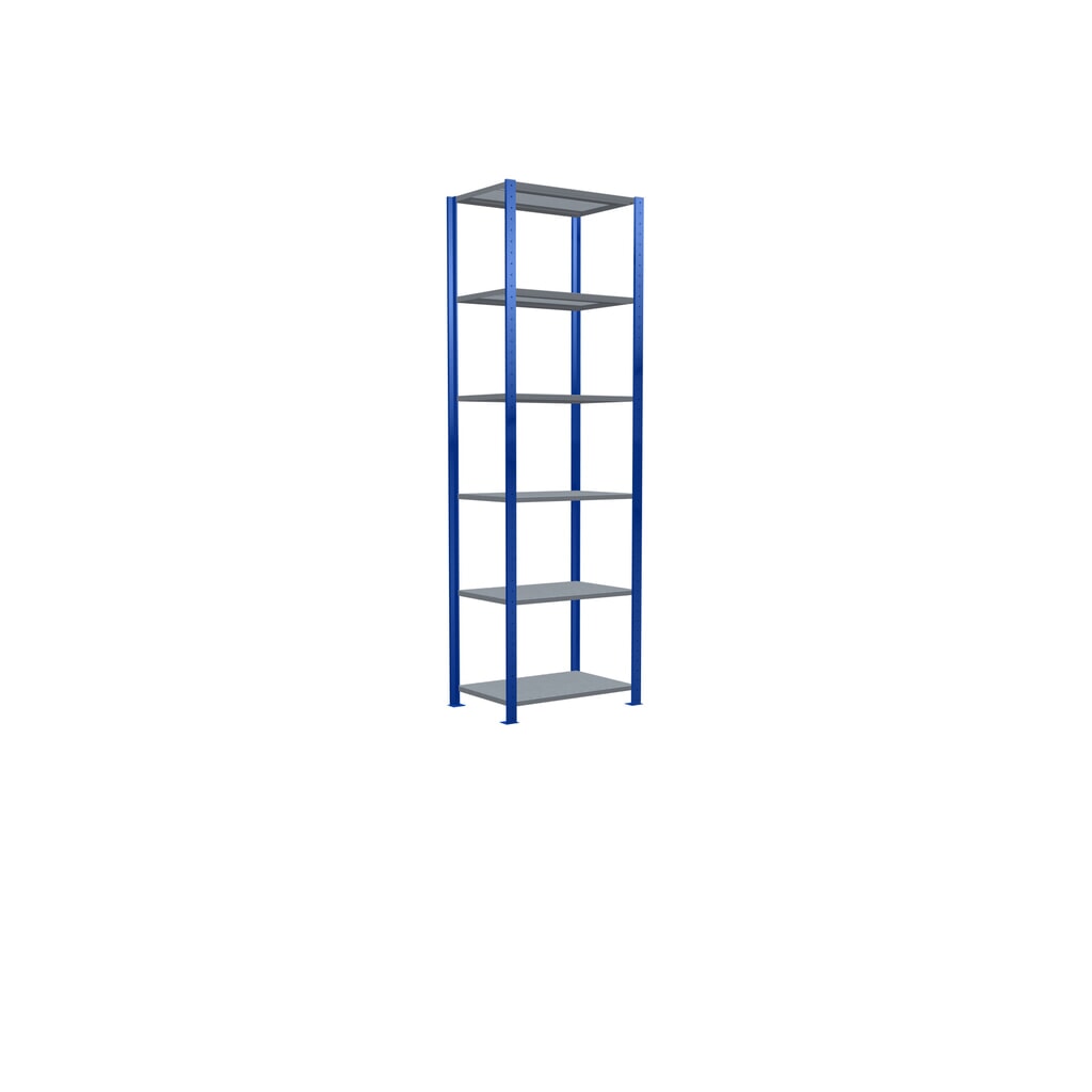 Productafbeelding nr. 2: Legbordstelling SCHULTE, gentiaanblauw / verzinkt, vaklast 250 kg, hxbxd 2.500 x 810 x 536 mm